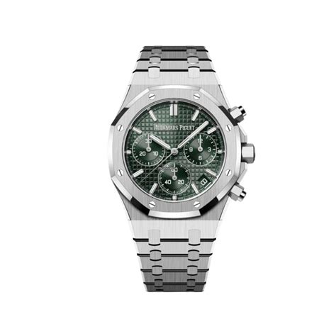 royal oak chronograph green dial